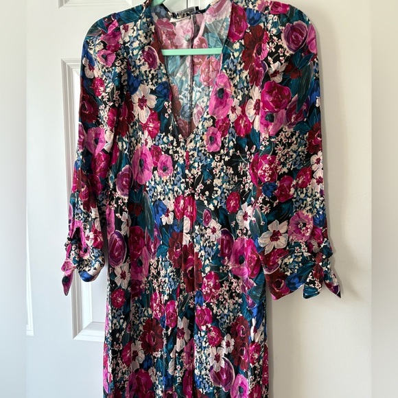 Zara Floral Print Dress - Picture 3 of 9